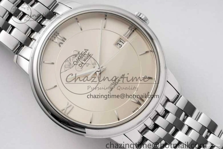 0506 Bright De Ville SS DIWF 1:1 Best Edition Silver Dial SS Markers on SS Bracelet MIYOTA 7848